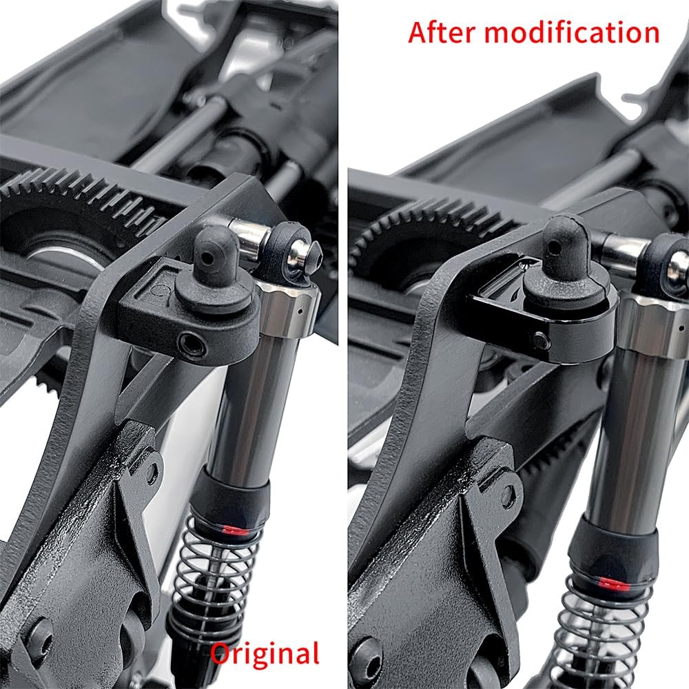 MOHERO Aluminum Alloy RC Car Body Post Mounts Shell Column Mount for Axial SCX10-PRO AXI03028 Upgrades Part