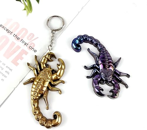 Miniatura 5 de Moldes de resina de silicona, moldes de resina epoxi, llavero de joyería de escorpión, moldes de silicona para resina epoxi, kits de resina para