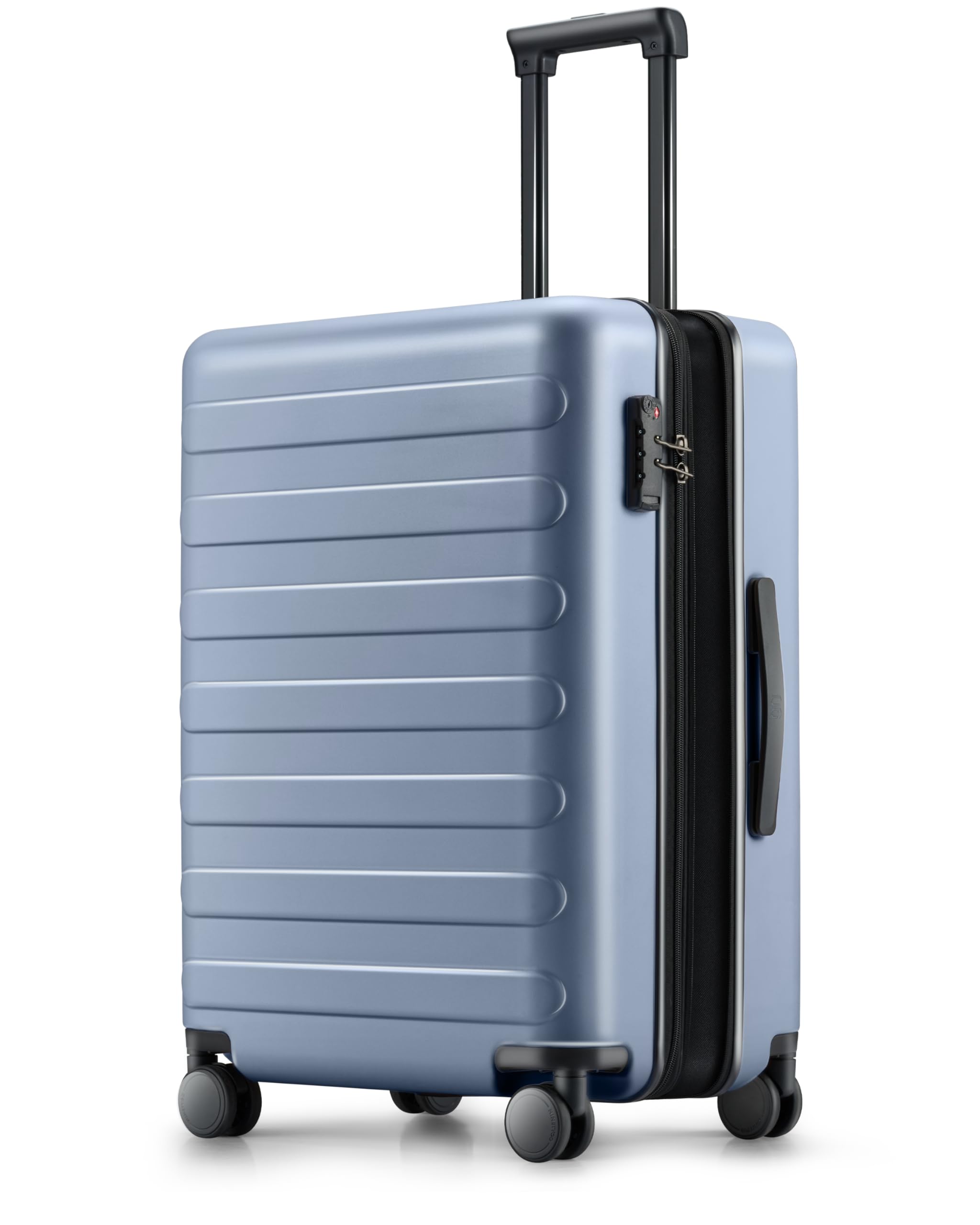 NINETYGOCarry on Luggage 22 X 14 X 9 Airline Approved, 20 Inch Luggage for 3-5 Days Travel, Double Spinner Wheels, 100% Hardshell PC, TSA Lock (00-Shadow (Expandable), Carry-On 20-Inch)