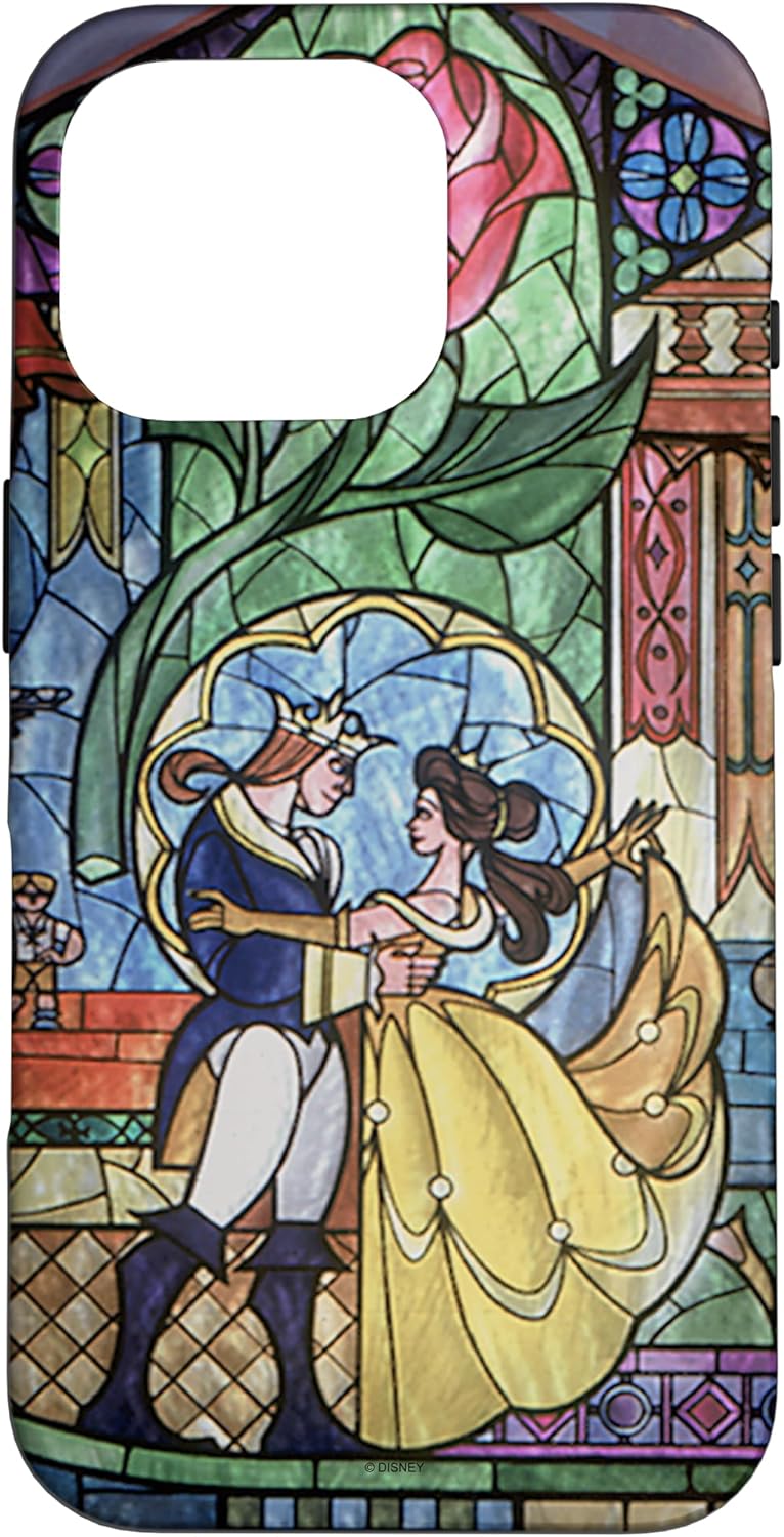 Disney Beauty & The Beast Stained Glass Case for iPhone 16 Pro