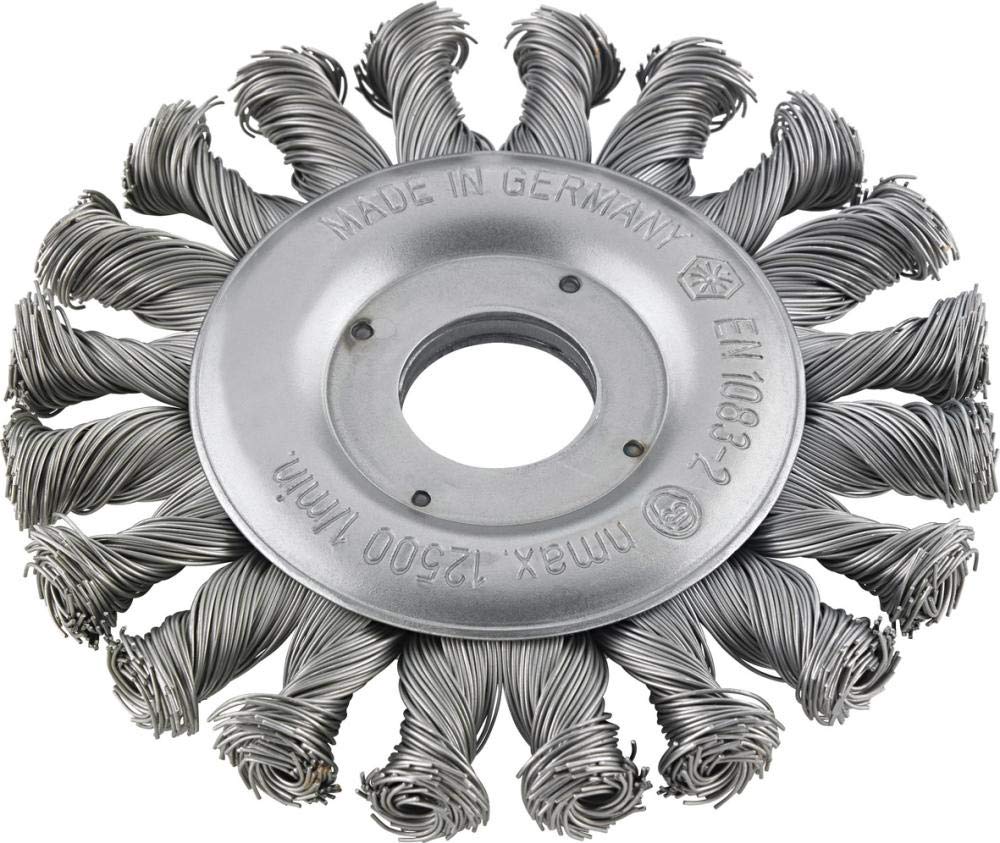 Format 7670560125 - Escobilla redonda alam. acero dcha/izq125x0.5 mm trenzadoformat