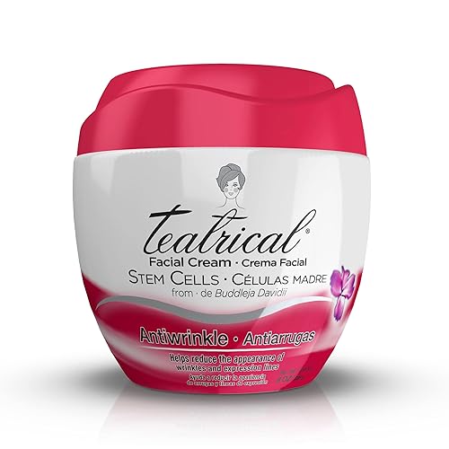 TEATRICAL Crema facial antiarrugas con células madre de la flor Buddleja Davidii Flower 8 onzas