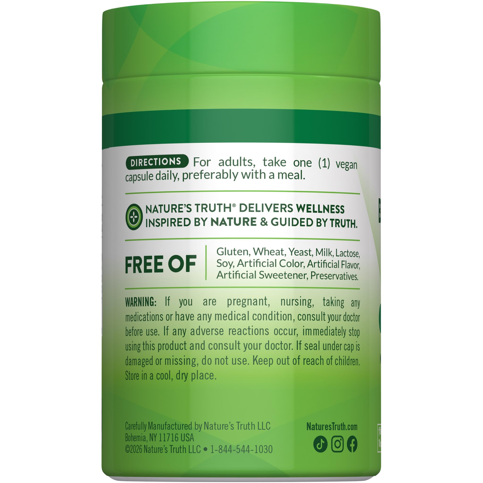 Nature's Truth Benfotiamine | 300mg | 60 Count — Amazon image 7