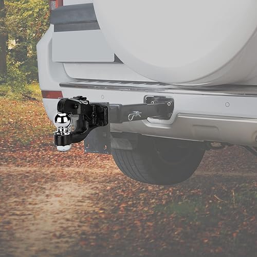 Miniatura 6 de Gancho de pasador Gancho receptor de enganche de 10 toneladas, bola de enganche combinada de 2-5/16 pulgadas, se adapta al gancho de enganche