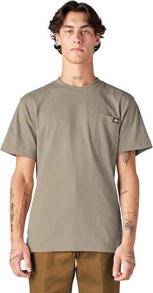 Dickies Men's Big & Tall Heavyweight Crew Neck Short Sleeve Tee