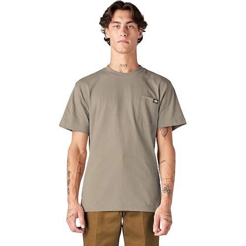 Dickies Men's Heavyweight Heathered Short Sleeve Pocket T-Shirt