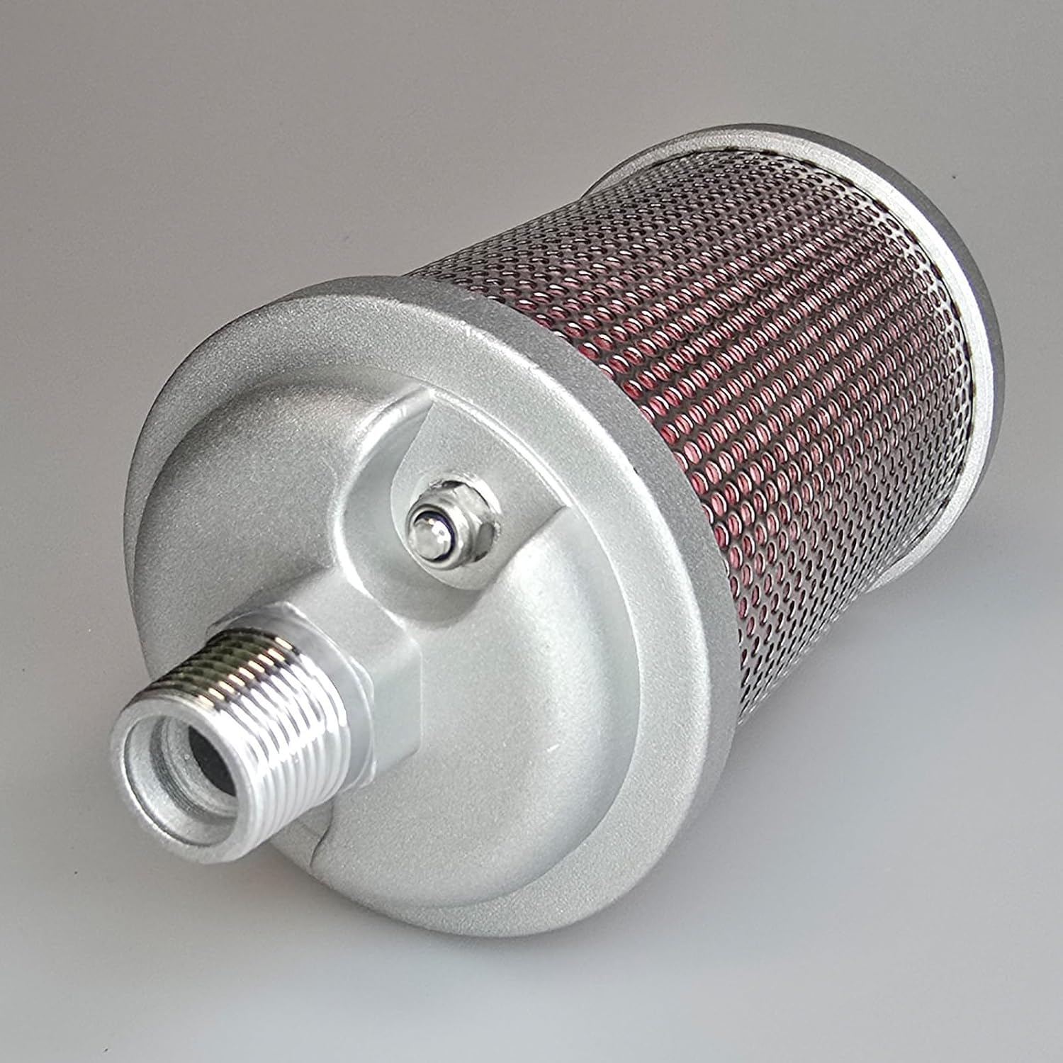 X03 Air Compressor Muffler 3/8" NPT Male,Single Chamber 145 PSI exhaust muffler, used for replacing parts of air compressors, compressor dryers, compressed air equipment, and systems