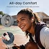 TOZO A1 Audífonos inalámbricos Bluetooth 5.3 ligeros de inserción | Resistentes al agua IPX5, 2 micrófonos para llamadas con IA, sonido envolvente premium con graves, estuche de carga, 32 ecualizaciones vía app, caqui claro 3