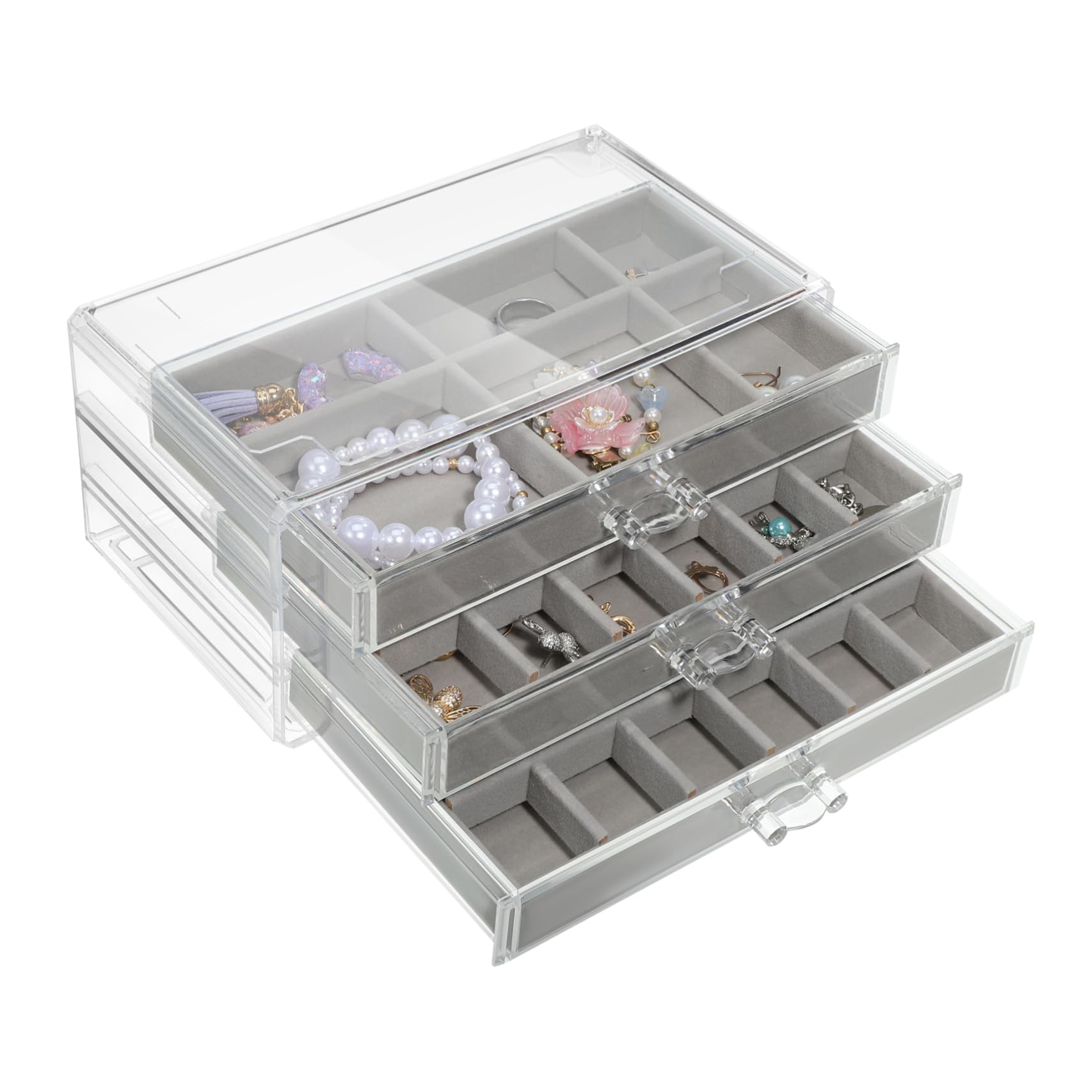 Organisateur de bijoux pour femmes et filles sur coiffeuse