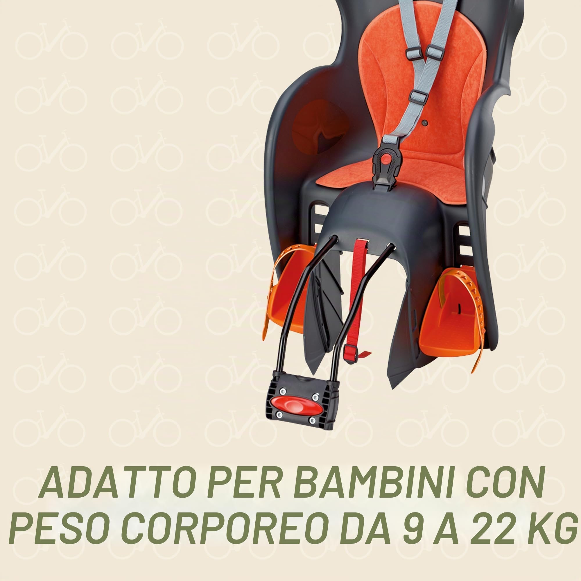 Prophete, Seggiolino di Sicurezza per Bambini, Posteriore, Grigio (Grau-Orange)