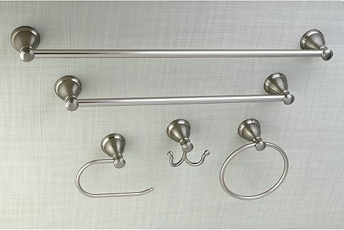 Miniatura 2 de Kingston Mesa Verde - Toallero para toallero (latón, 18.0in, níquel satinado)