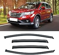 Vista 378 de Visera de ventana para Chevy Silverado 1500/GMC Sierra 1500/Avalanche/Suburban Crew Cab 2007-2013, protectores de lluvia, deflector de ventilación