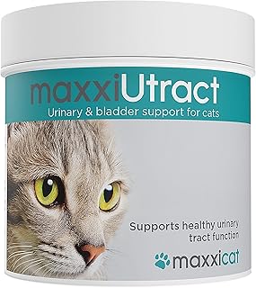 maxxipaws maxxiUtract Harnwegs- und Blasenunterstützung - Nahrungsergänzungsmittel in Pulverform für Katzen, 90g