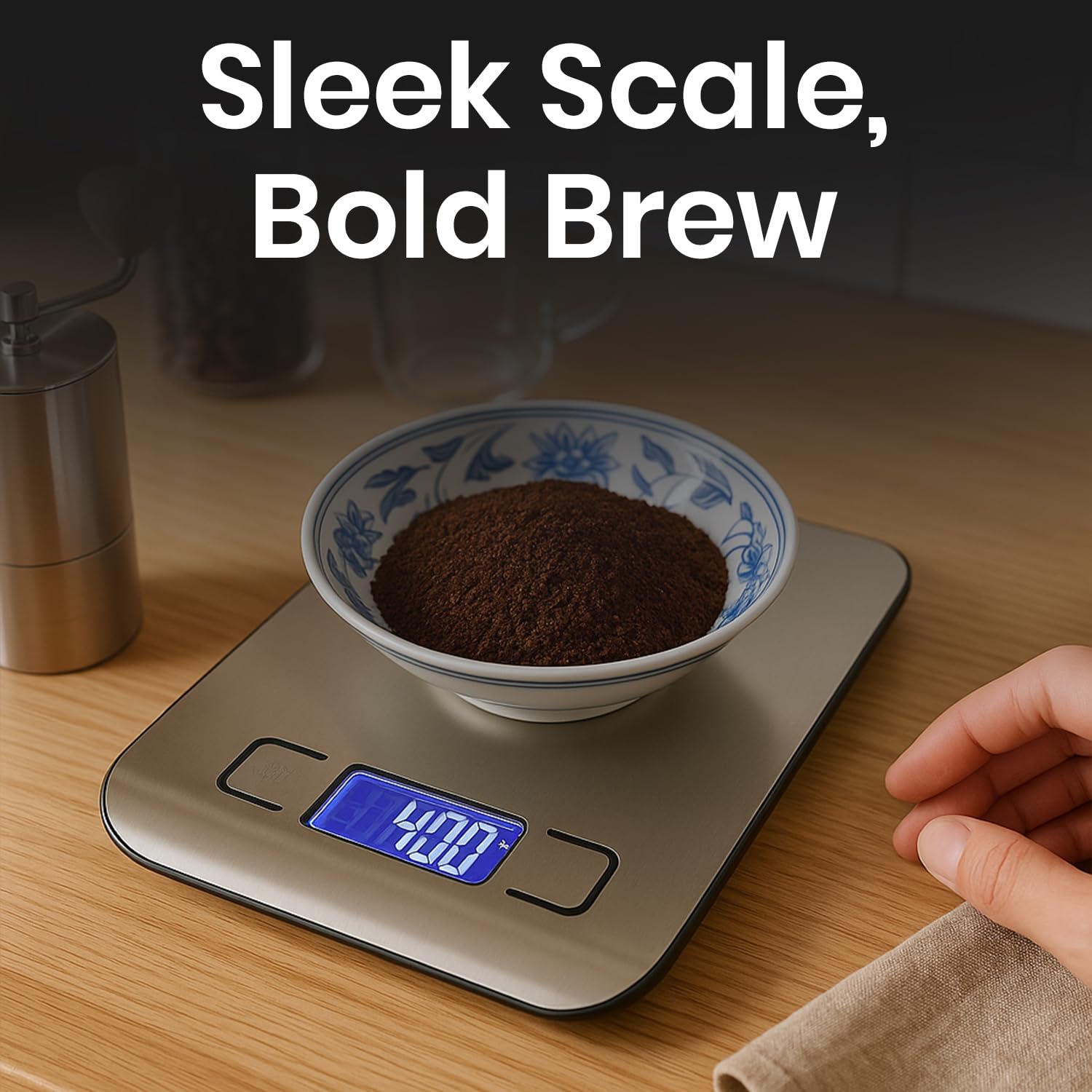 Rattleware Cupping Scale - Precise and Elegant, & Ideal for Coffee Aficionados - 5000g Capacity, Ideal for Home & Professional Use