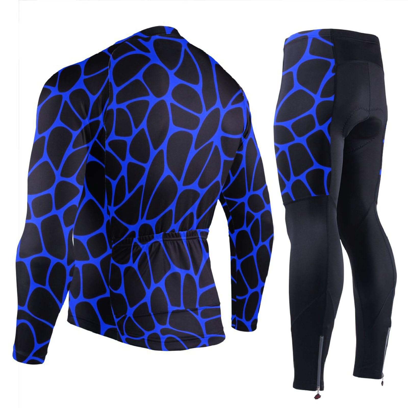 Herren-Radtrikot mit Taschen, leichte Fahrradbekleidung für Herren, 3D-gepolstert