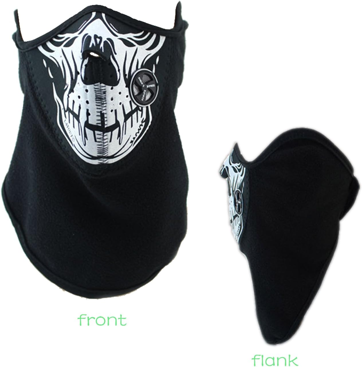 Skeleton masks Dust-Anti Pollution motorcycle biker Half Face Mask Sports Outdoor masks Filter Air Pollutant for men kids women