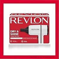 Vista 6 de Revlon Crystal C + secador de pelo compacto de cerámica Brillo duradero y menos encrespamiento