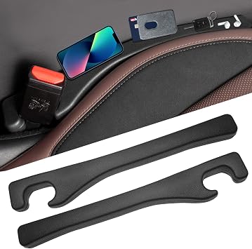 2 PCS Black Car Seat Gap Filler, Normal
