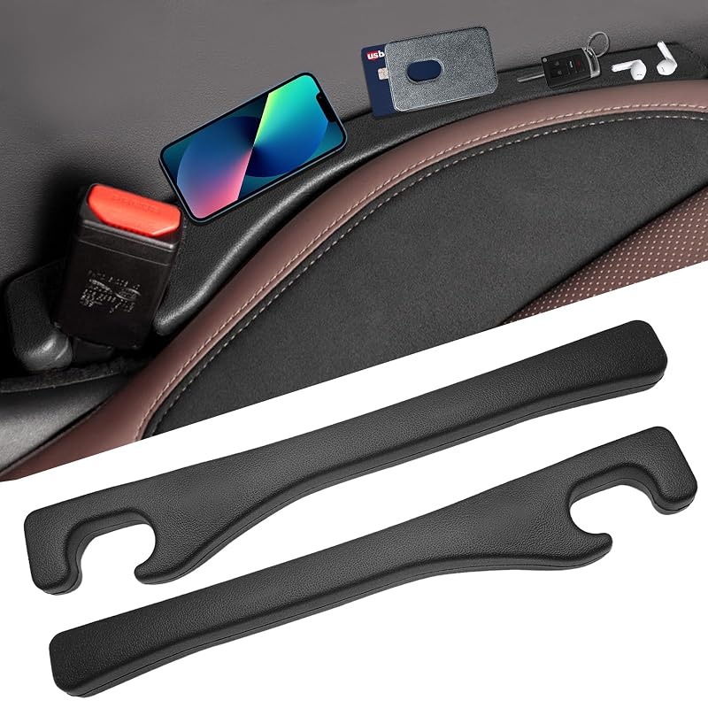 Kit com 2 Preenchedores de Vão para Banco de Carro Seimneire em PU, com Design Dobrável de 180° — DX240617-881