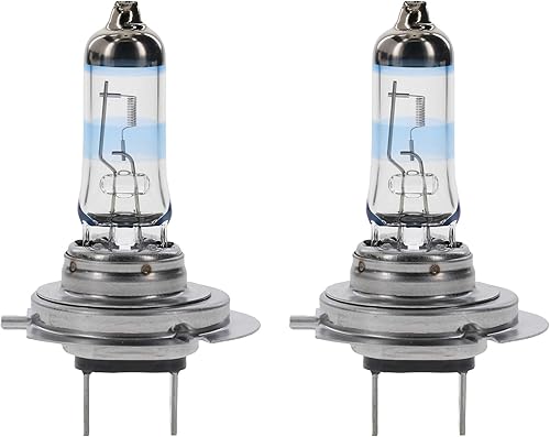 Philips Automotive Lighting H7 NightGuide - Bombilla para faros delanteros de platino, paquete de 2, (H7NGPS2)