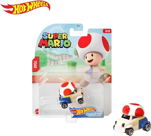 Miniatura 3 de Hot Wheels Coche de personajes para juegos Super Mario 2020 Series-Sapo Vehículo (58)