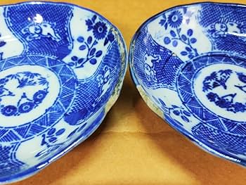 伊万里焼の印判　大皿　30cm Amazon.co.jp: 印判膾皿 2客 古伊万里 なます皿 印判 伊万里焼