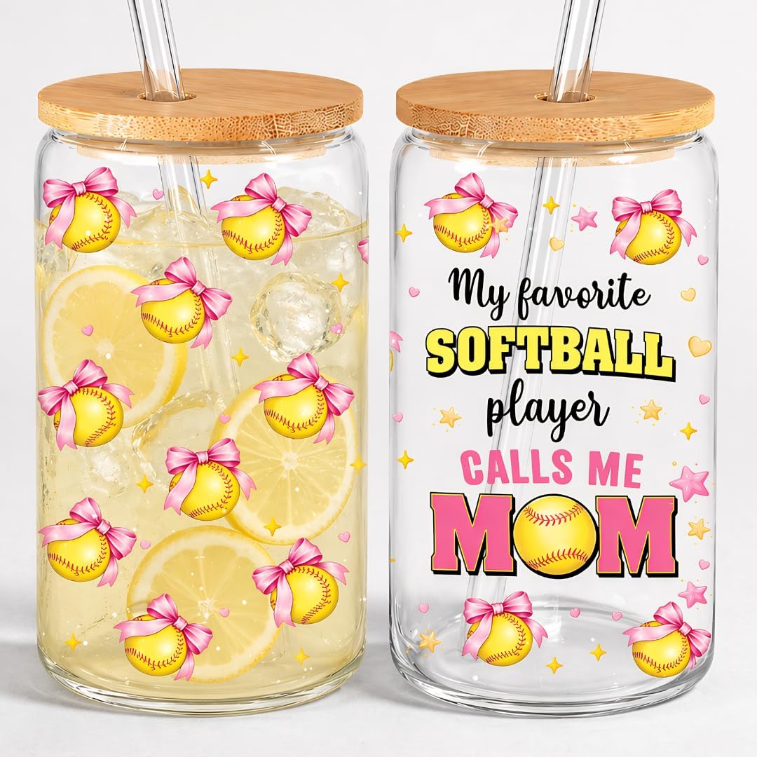Cousin Gifts for Women - Female Cousin Christmas, Mothers Day, Birthday Gifts from Cousins - 16 oz Glass Cup with Lid and Straw