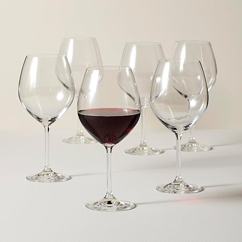 Miniatura 4 de Lenox Tuscany Classics - Juego de copas de vino tinto, compra 4 y obtén 6, 6 unidades (paquete de 1), transparente