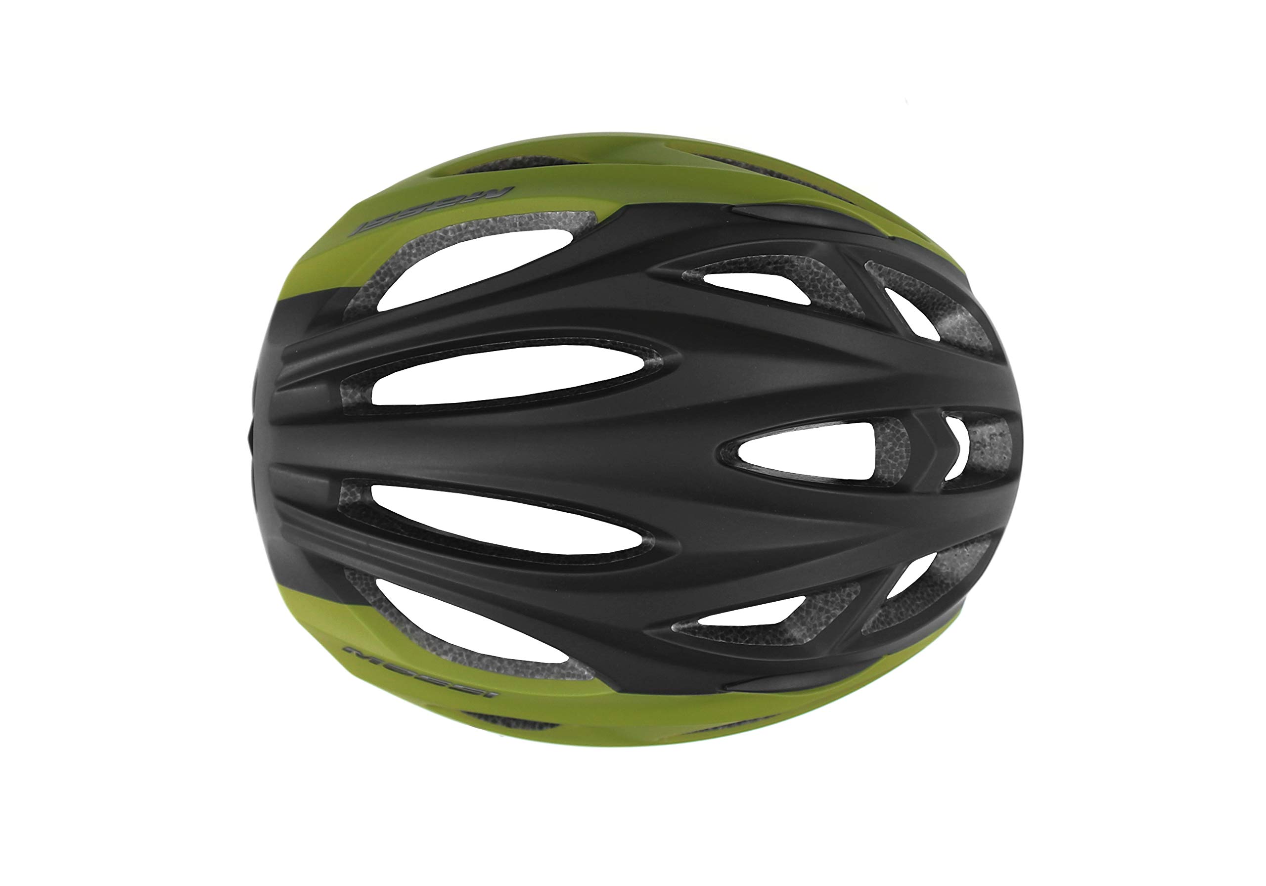 Massi Pro Casco de Bicicleta, Deportes y Aire Libre, M, Negro/Verde