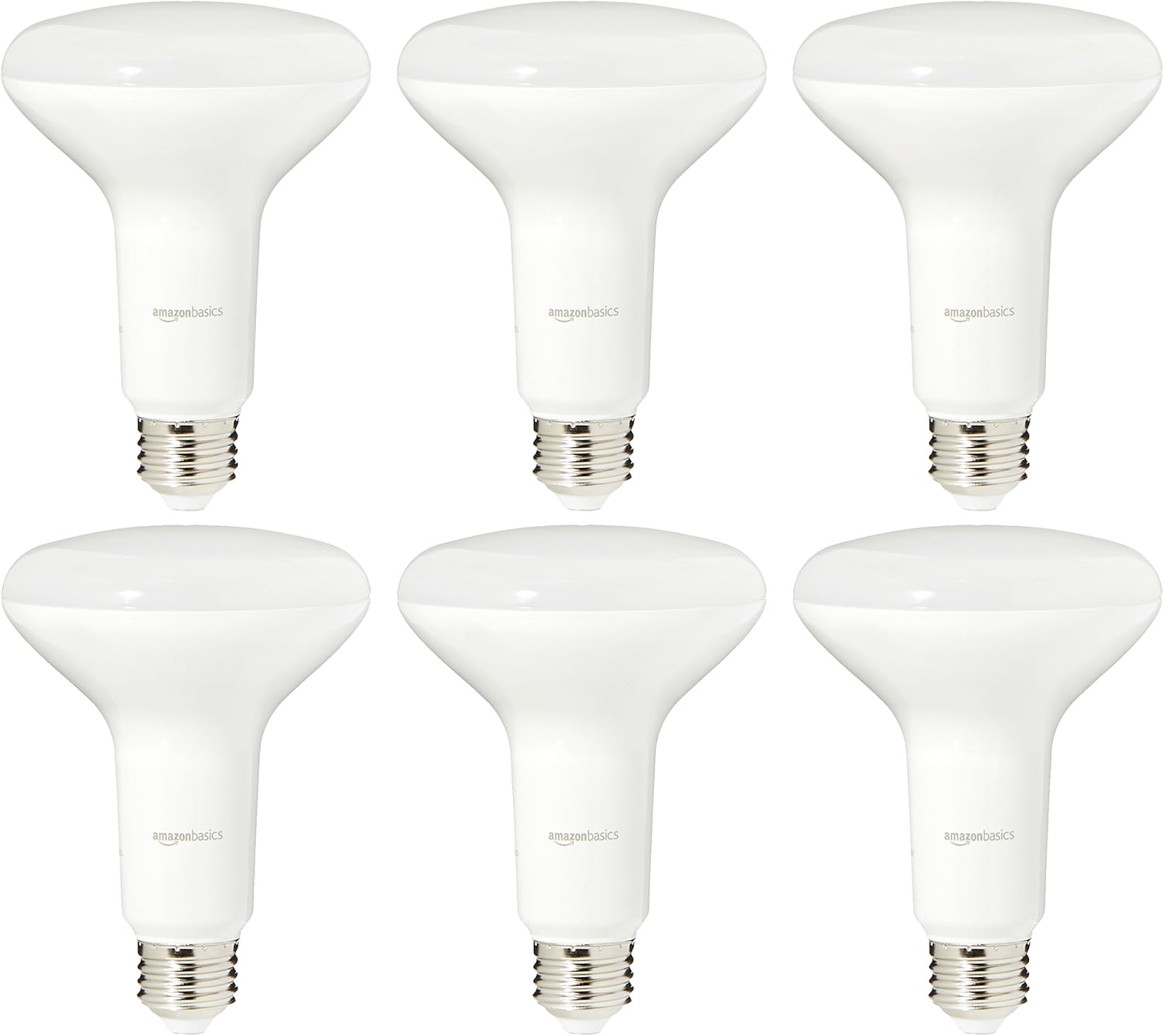 AmazonBasics 65 Watt Equivalent, Soft White, Dimmable, BR30 LED Light