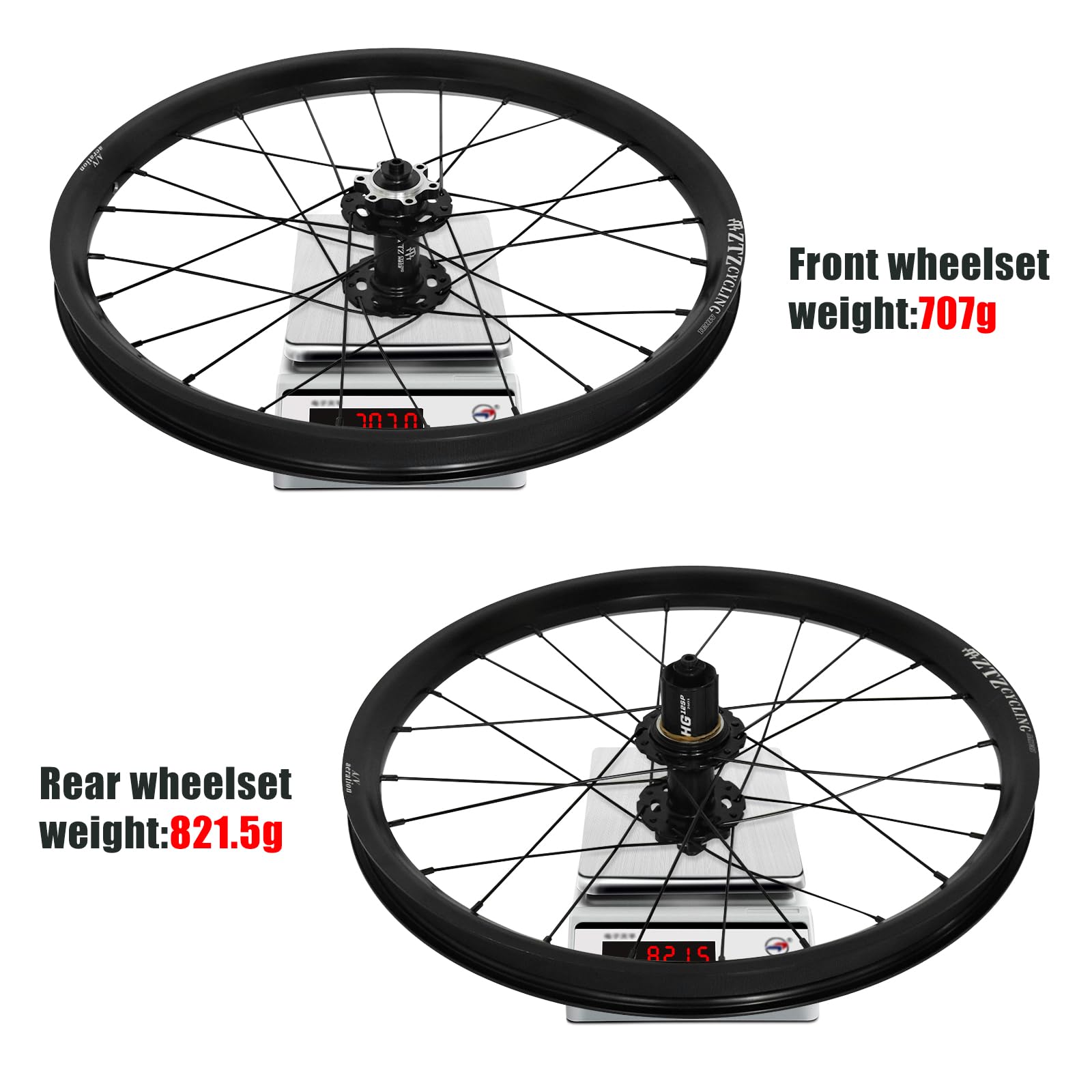 Amazon.co.jp: ZTZ 20インチ自転車ホイールセット、超軽量アルミニウム