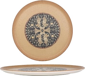 Bonna Pizza plate - Mesopotamia - Porcelain - 32 cm - set of 2, Large