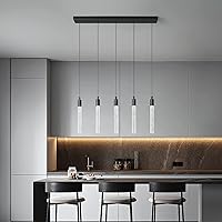 Vista 43 de Kitchen Island Lighting Modern Light Fixture Kitchen Island Pendant Light Dimmable LED Chrome Mini Pendant Lighting Dinning Room Living Room Chrome
