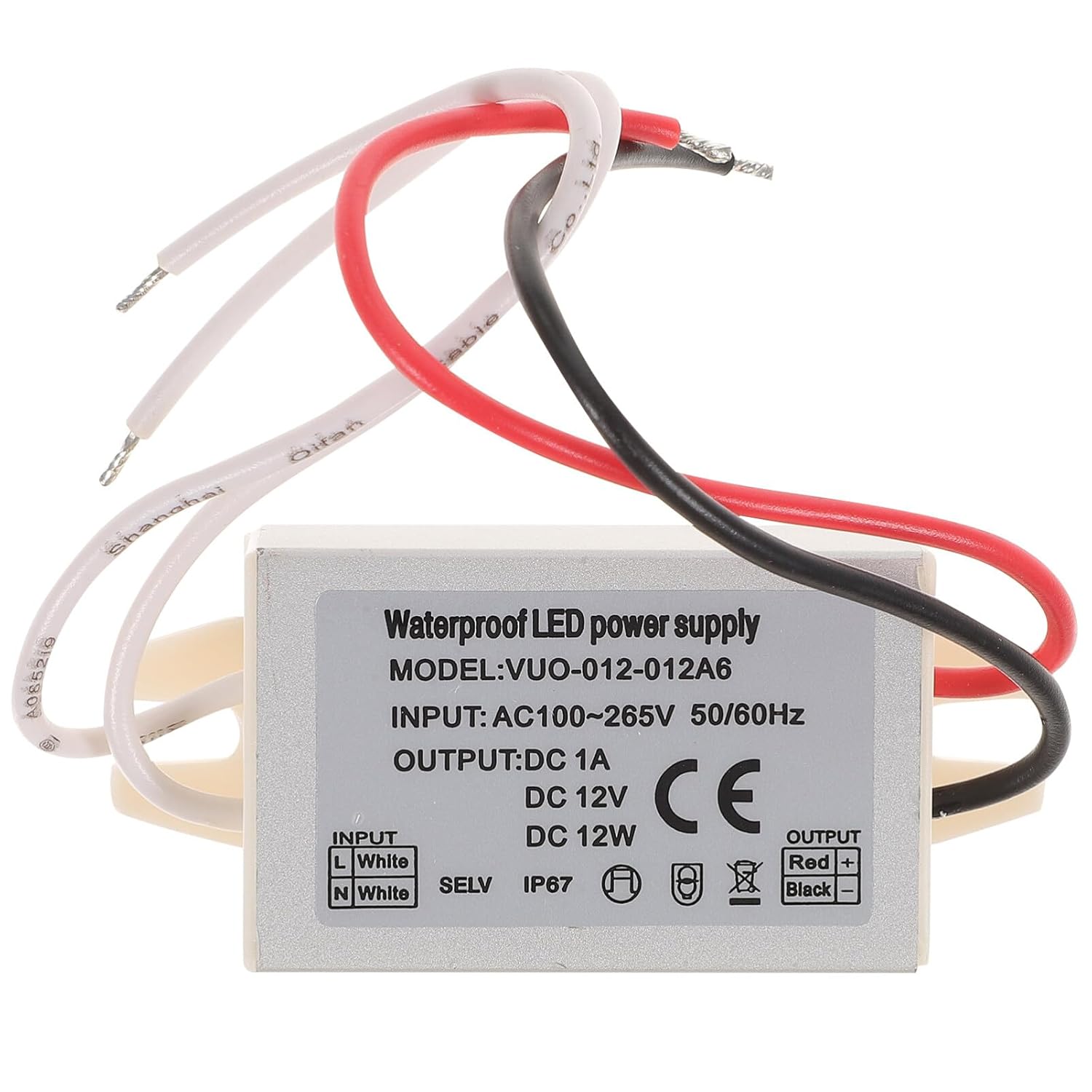 COOLHIYA LED Driver dc 120 to 12 Volt Converter 12v to 120v Converter