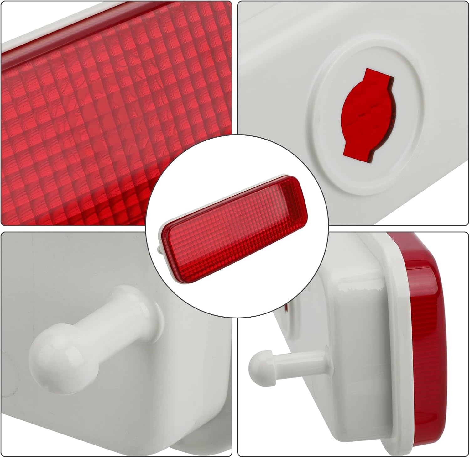 JAVIK Tail light Taillight Lens & Socket Kit for Honda FourTrax 300 TRX300/TRX300FW 1997 1998 1999 2000 O.E.M# 33710-HM5-930 33720-HM5-930 34351-HM5-930