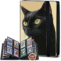 Vista 29 de Rossy Carpeta para tarjetas coleccionables, 9 bolsillos, impermeable, para coleccionar tarjetas, con 360 bolsillos laterales de carga para tarjetas