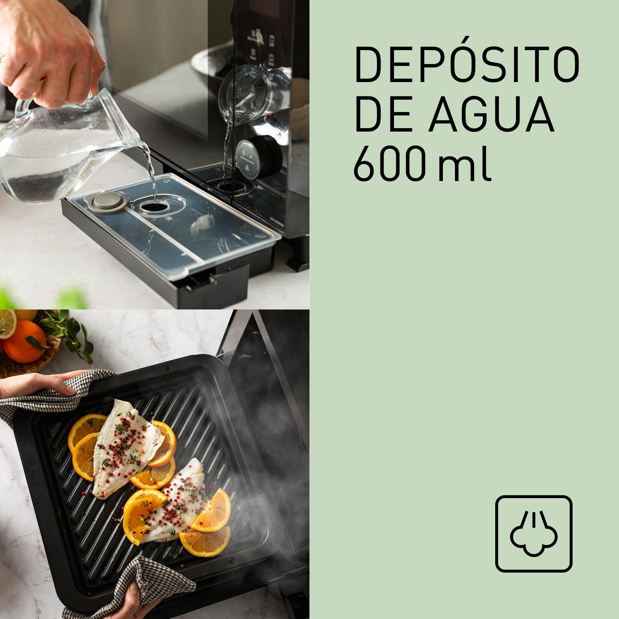Panasonic NN-DS59NMETG Microondas Combi 4 en 1, Horno Grill, Superficie Plana, 27 Litros, 1000 W, Cocción En Dos Niveles, Sensor Genius, 32 Programas, Bandeja Para Grill, Limpieza Fácil, Negro