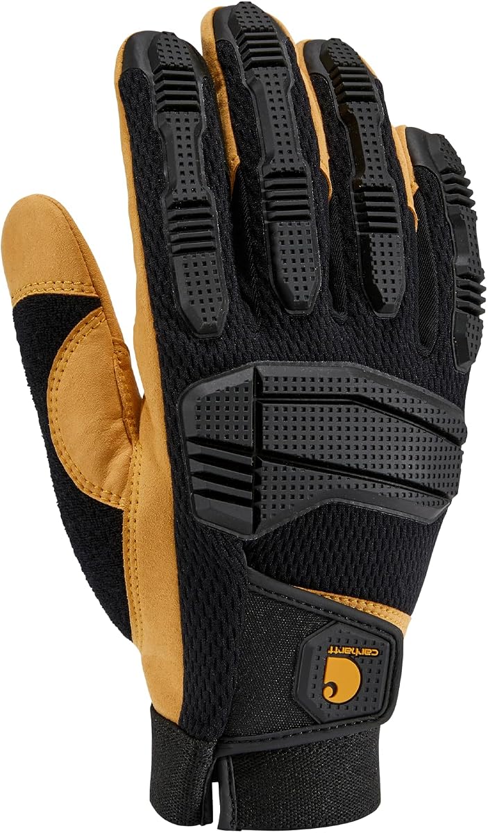 Carhartt mens High Dexterity Protective Knuckle Guard Glove