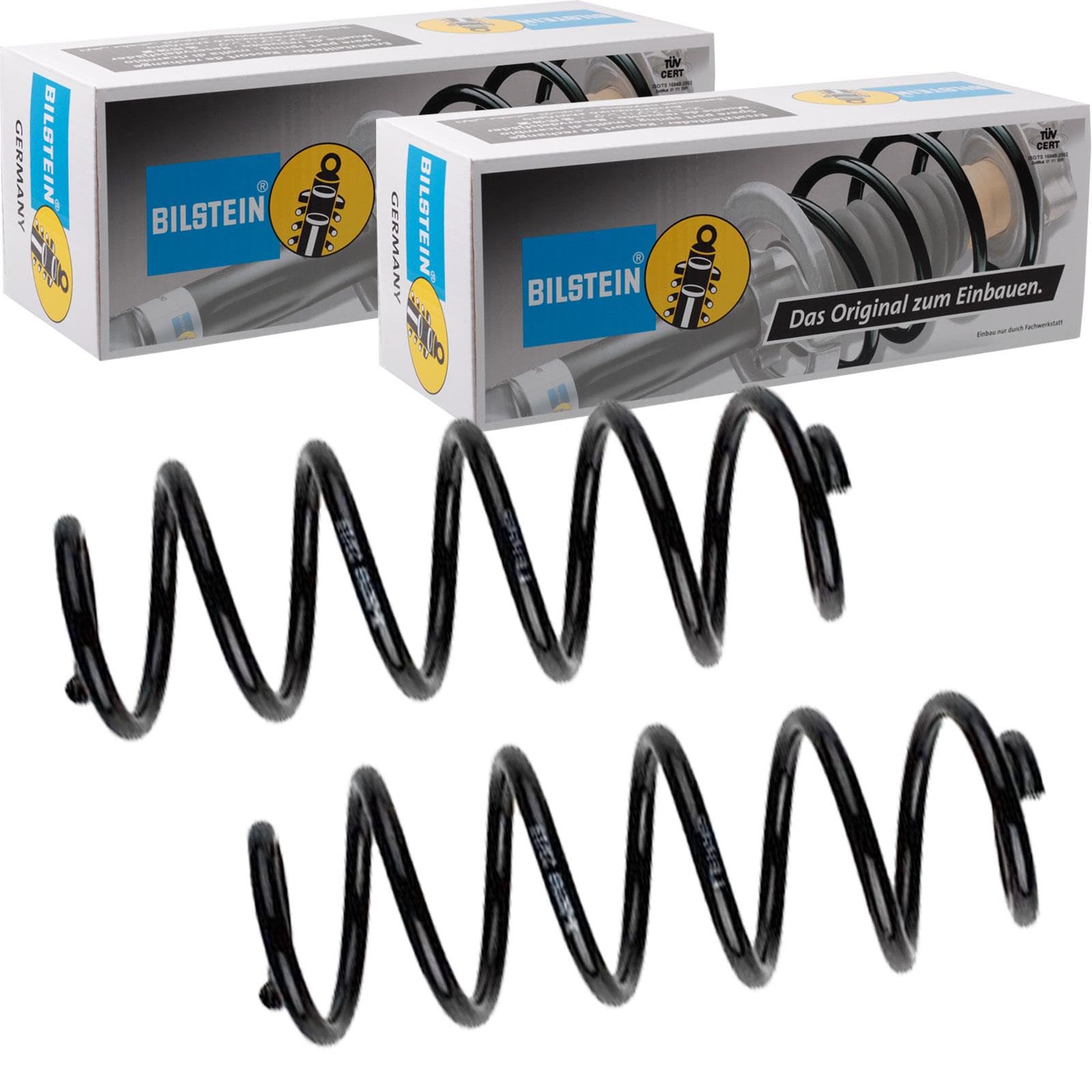 BandelOne enthält 2x Bilstein B3 Fahrwerksfeder Hinterachse für Golf 7 Variant 1.2 Tsi 1.6 Tdi