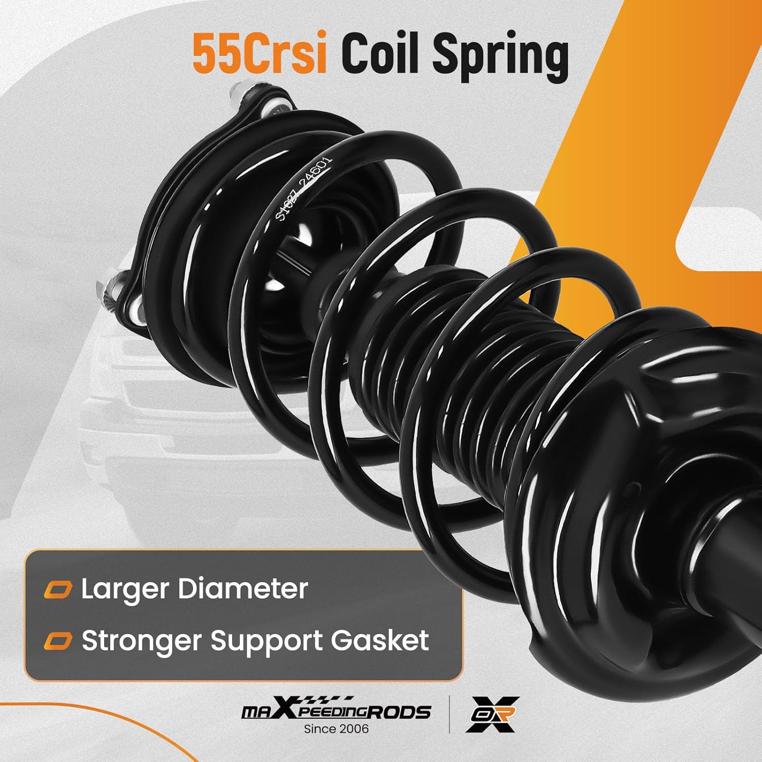 maXpeedingrods Front Struts for Honda Civic Sedan 2013-2015, 272926 272925 Shock Absorbers Complete Struts with Coil Spring Assembly 2Pcs