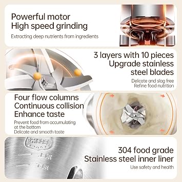 Irishom Nut Milk Machine, Automatic Plant Milk Maker for Homemade Almond, Oat, Soy, with 8H Keep Warm Function, Vegan & Dairy-Free (White)