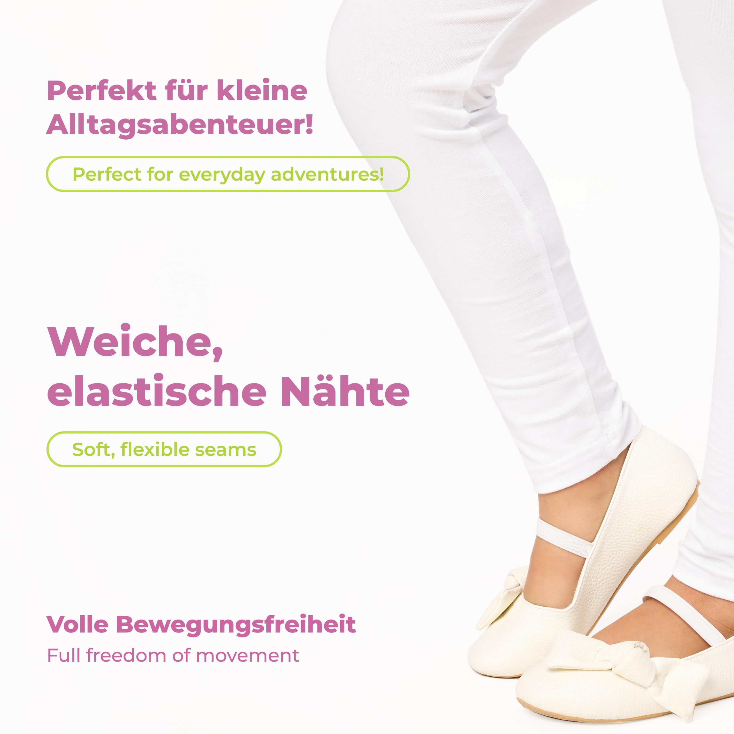 Merry Style Dziewczęce Długie Legginsy Bawełniane MS10-225