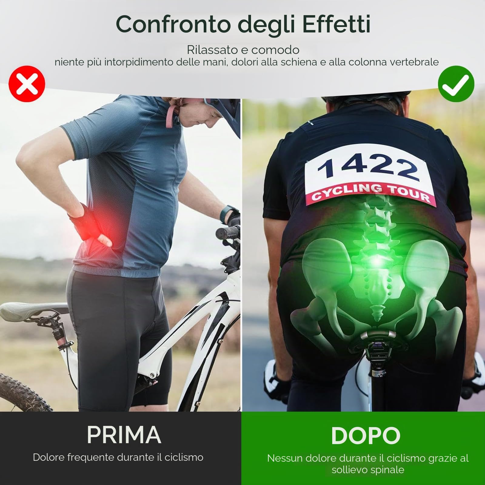 Reggisella per Bicicletta Ammortizzato da 27,2 mm, Reggisella Telescopico con 3 Adattatori per Reggisella (28,6/30.4/30,9/31,6 mm) per Biciclette Elettriche, MTB, Biciclette da Città