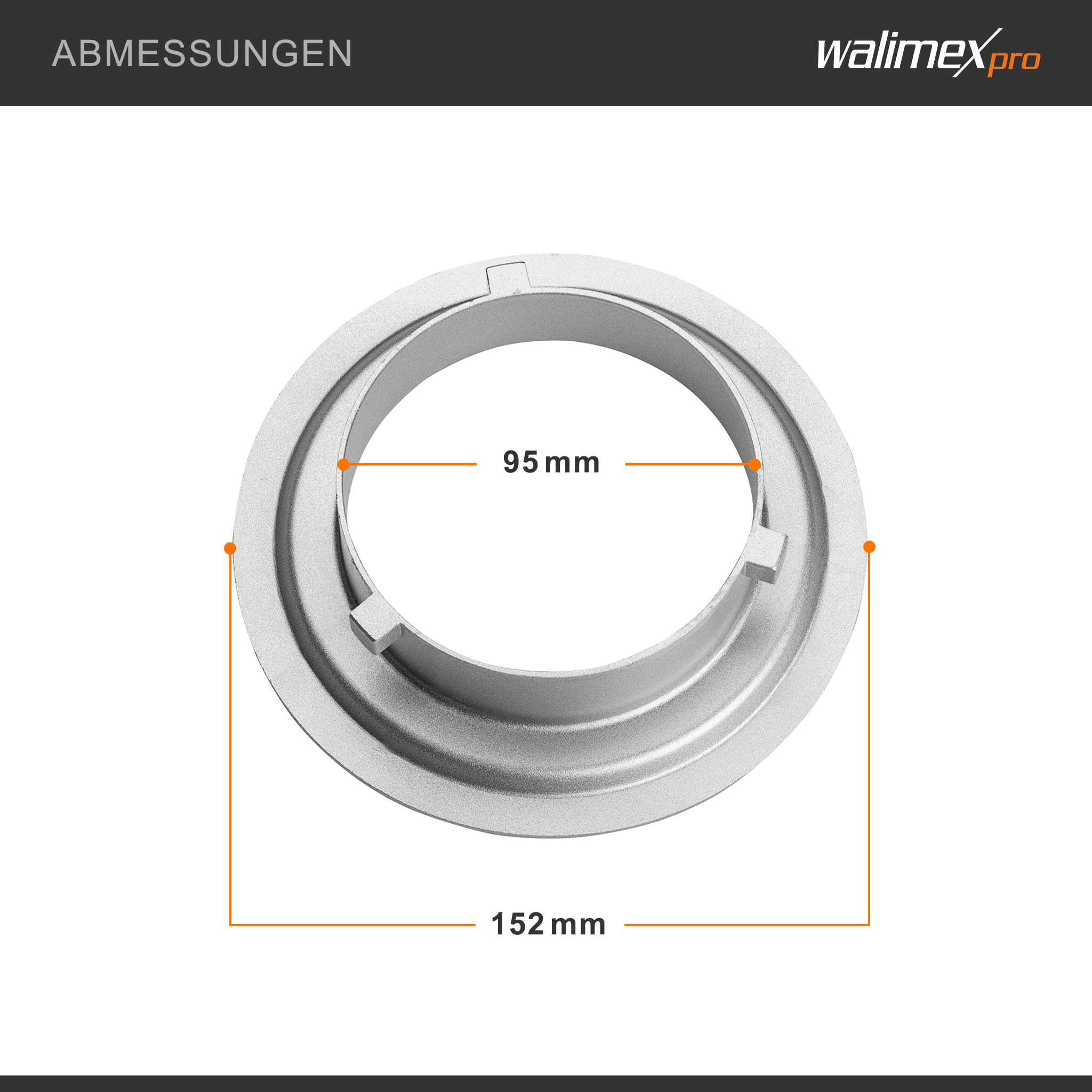 Walimex - Adattatore softbox per Aurora/Bowens