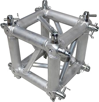 ProX XT-JB6W-4W 6 Way Square Truss Junction Block - Includes 4 Way 16 Half Conical Couplers