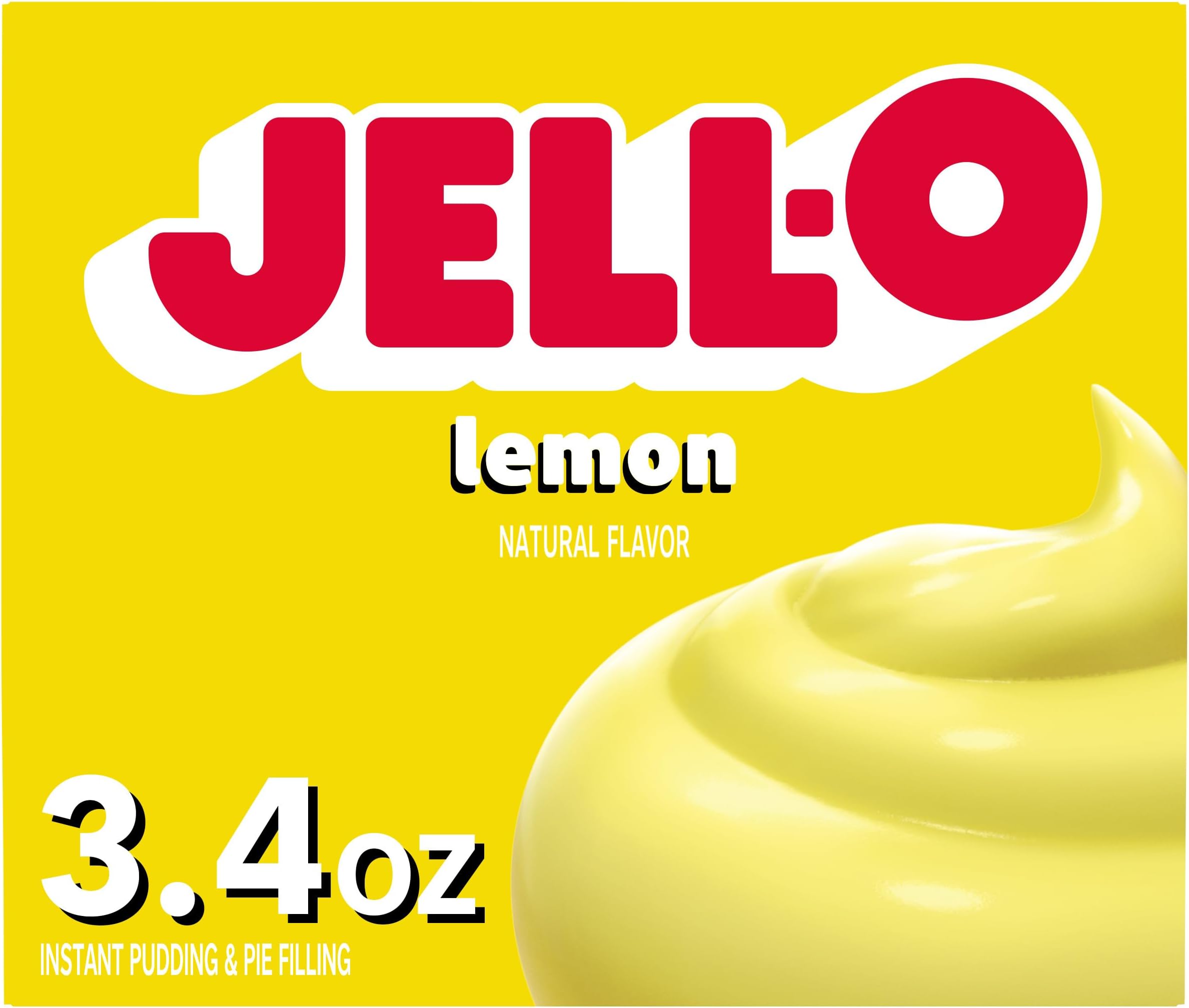 Jell-O Lemon Instant Pudding Mix - 96 gm