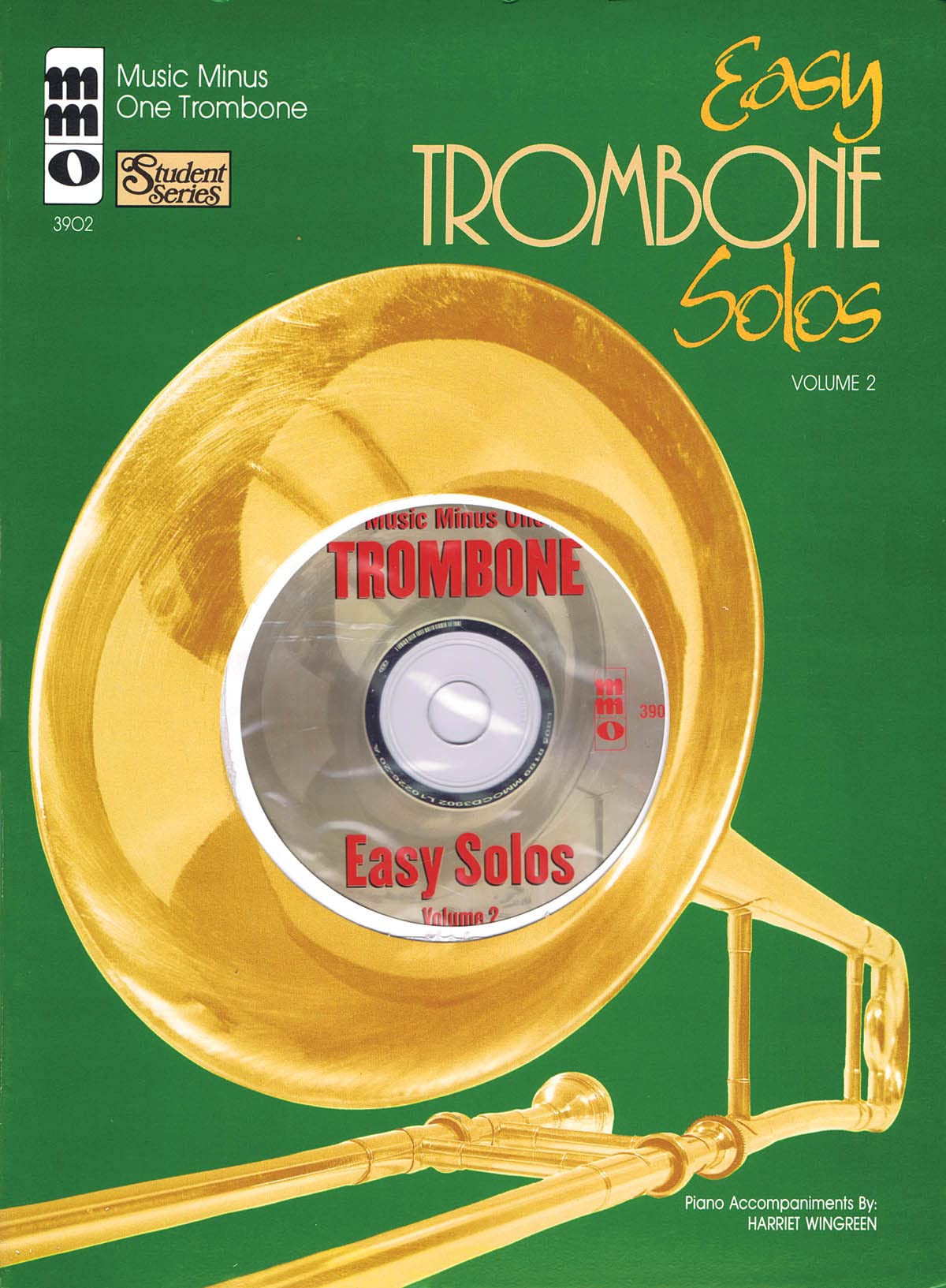 Easy Trombone Solos - Volume 2 (Music Minus One Trombone Student)