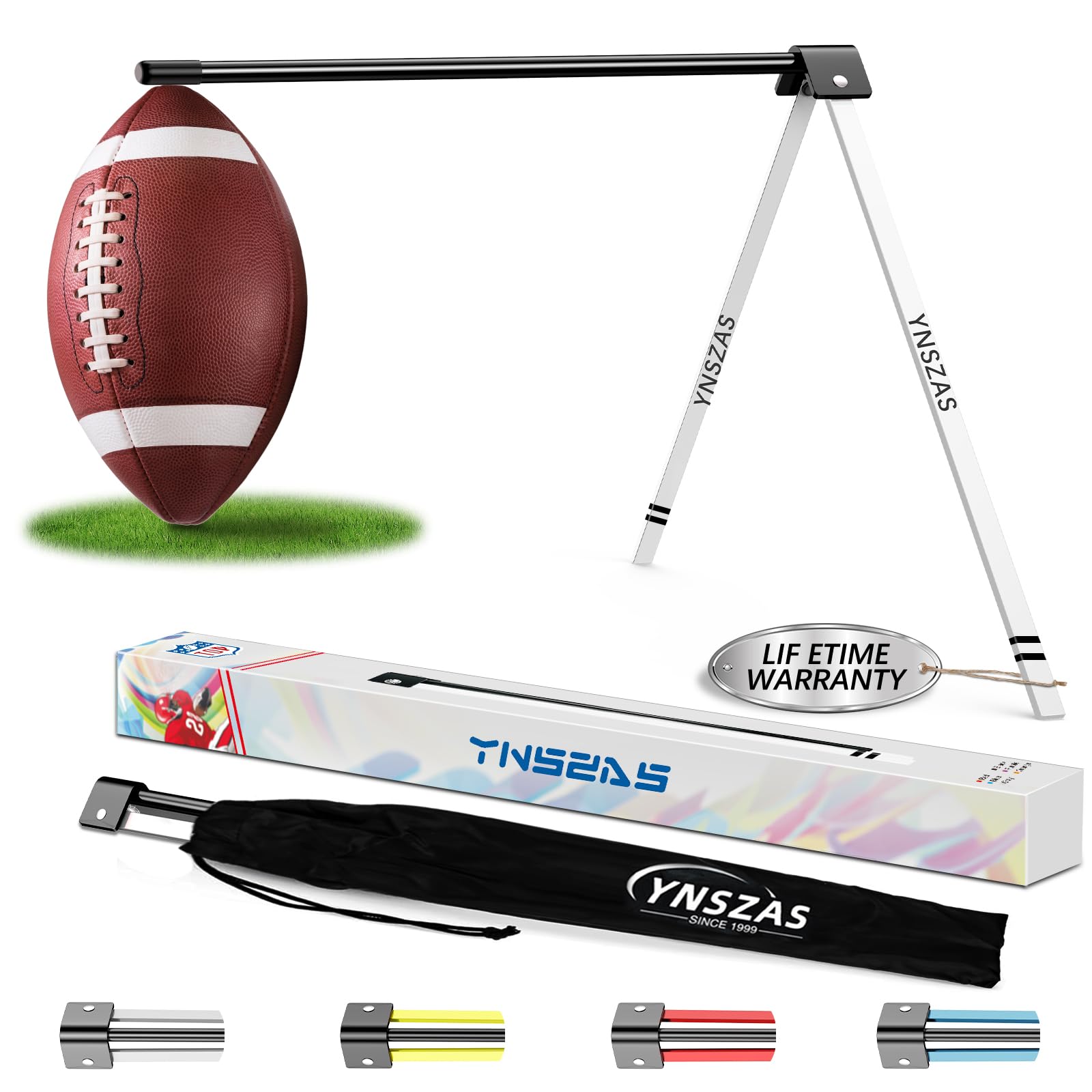 𝙉𝙀𝙒 Football Kicking Tee, Portable Field Goal Kicking Holder Stand, Kickoff Tee Compatible with All Football Sizes, Football Training Practice Equipment for Adult & Youth