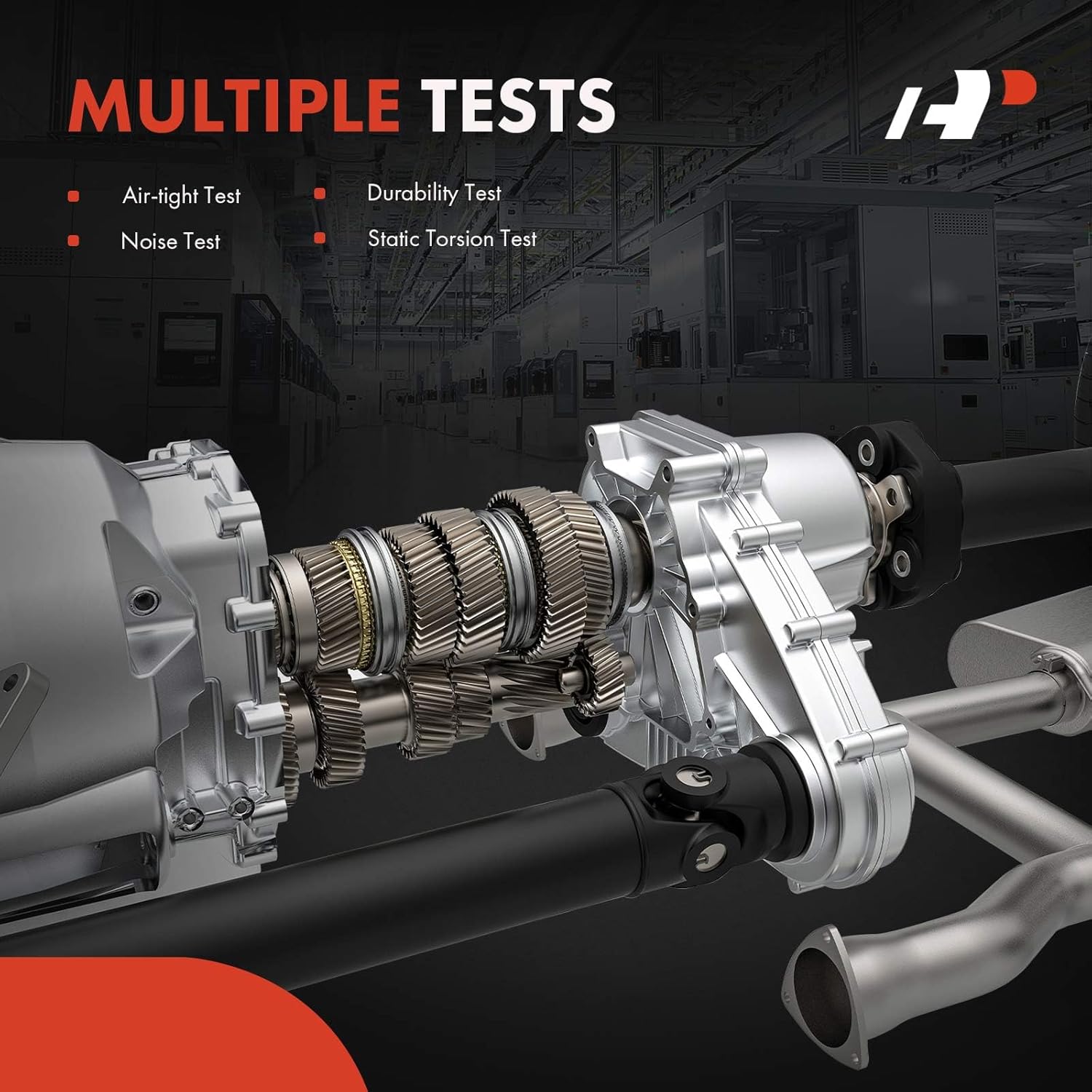 A-Premium Transfer Case Assembly Single Speed Compatible with Jeep Grand Cherokee 2011-2013 3.6L, Dodge Durango 2011-2013 3.6L 5.7L - Replace# 52853662AB, 52853662AC