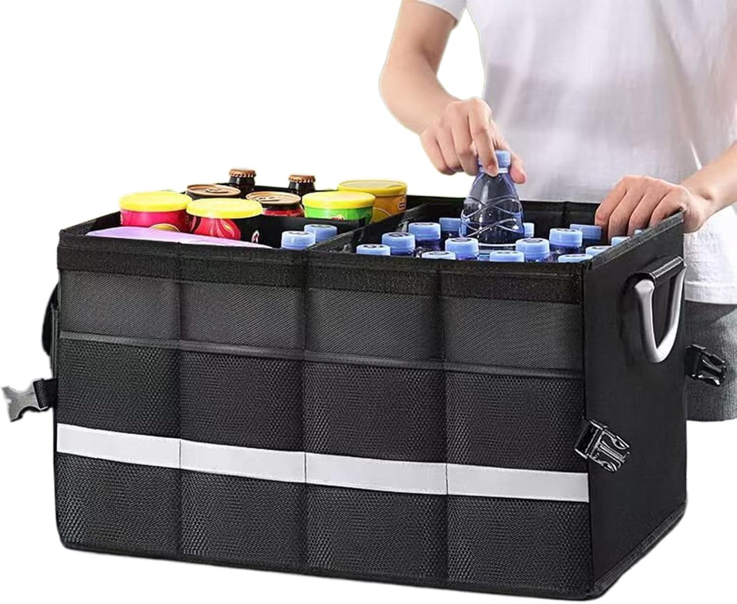 Trunk Storage Organizer Foldable Organization Multi Compartment